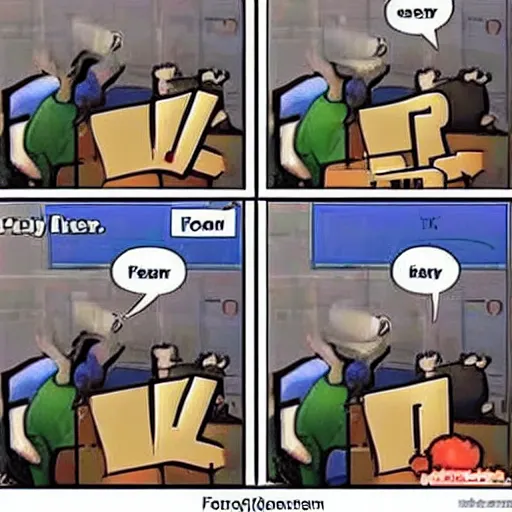 Image similar to four panel loss meme, ifunny, facebook trending