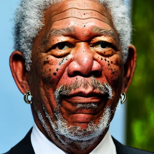 Image similar to morgan freeman in the style of arcane, sharp focus