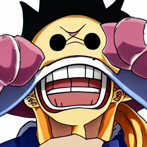 Image similar to a portrait of the wifi orthodontist in the style of one piece anime