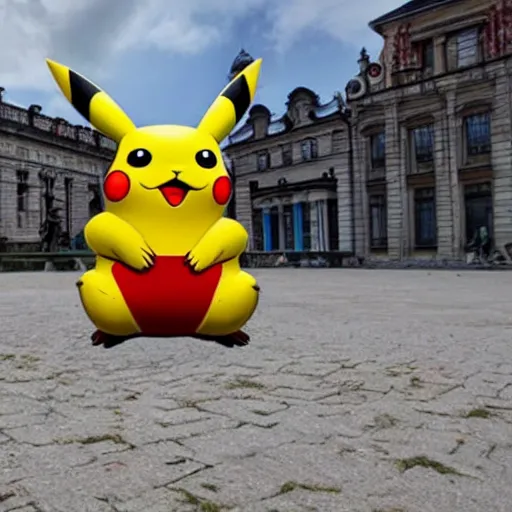 Prompt: Pikachu in poland