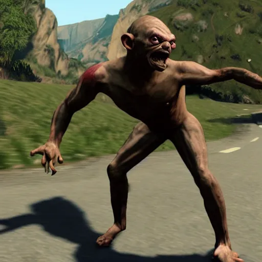 Image similar to Gollum gta V style