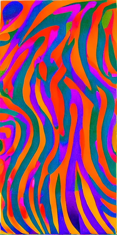 Prompt: vibrancy! cosmic folding in spacetime by bridget riley, autumnal colours