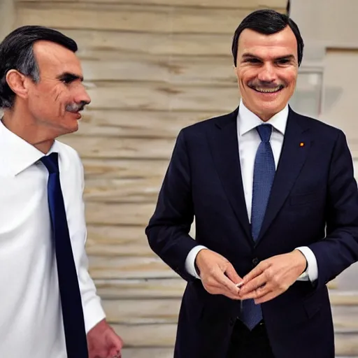 Prompt: spanish president pedro sanchez shaved