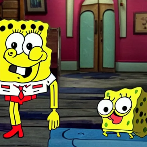 Image similar to SpongeBob starring Selena Gomez,