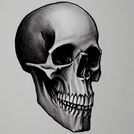 Prompt: “concept art of a skull”
