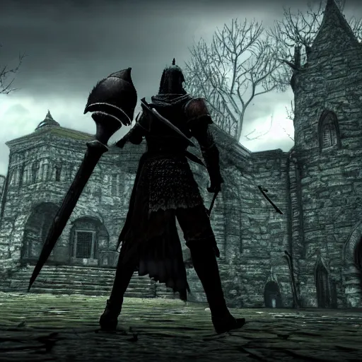 Prompt: screenshot dark souls