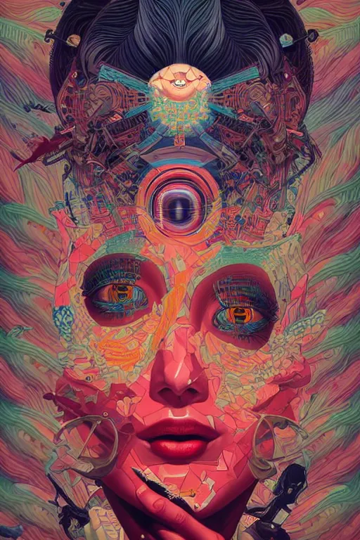 Image similar to portrait of godel's incompleteness theorem, by tristan eaton, victo ngai, peter mohrbacher, artgerm,