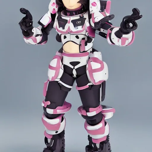 Prompt: astolfo in jetstream sam's exosuit