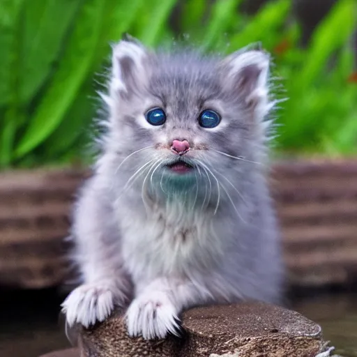 Image similar to water kitten