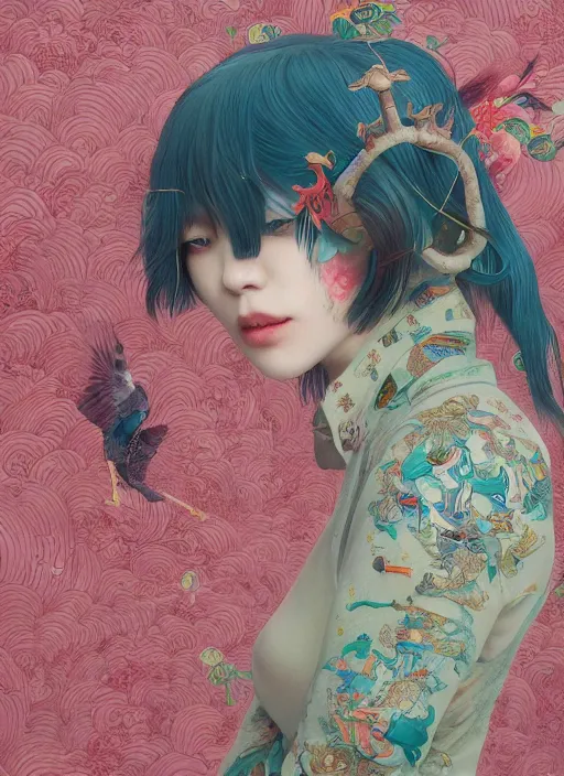 Image similar to chinese :: by Martine Johanna and Simon Stålenhag and Chie Yoshii and Casey Weldon and wlop :: ornate, dynamic, particulate, rich colors, intricate, elegant, highly detailed, centered, artstation, smooth, sharp focus, octane render, 3d