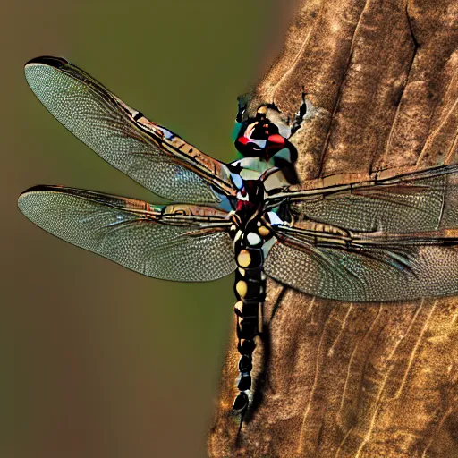 Image similar to common whitetail dragonfly photorealistic 4K
