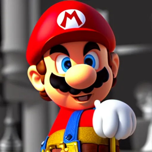 Image similar to antonio banderas as super mario, extremely detailed, 8 k, photorealistic, cinematic atmosphere, award winning photography