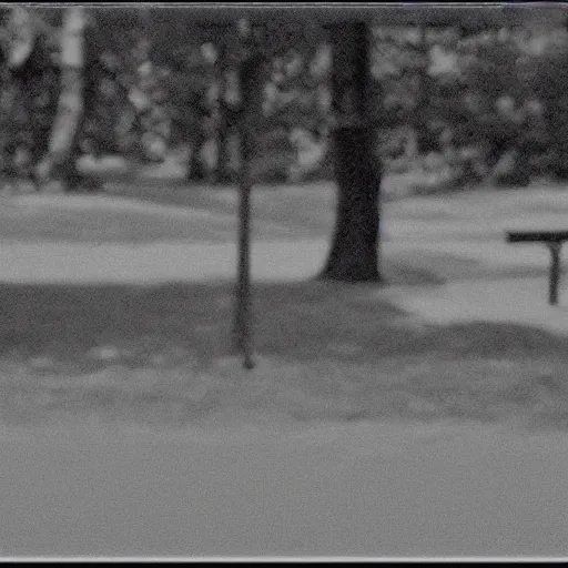 Prompt: gameboy camera dmg gbc photo of a peaceful day at the park. low res 8 - bit chunky monochrome black and green photography.