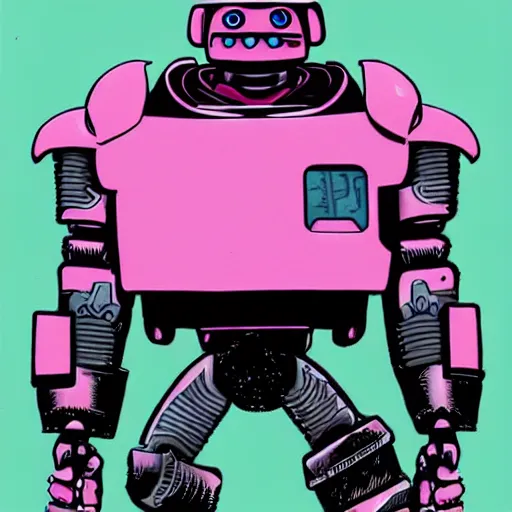 Prompt: krang robocop