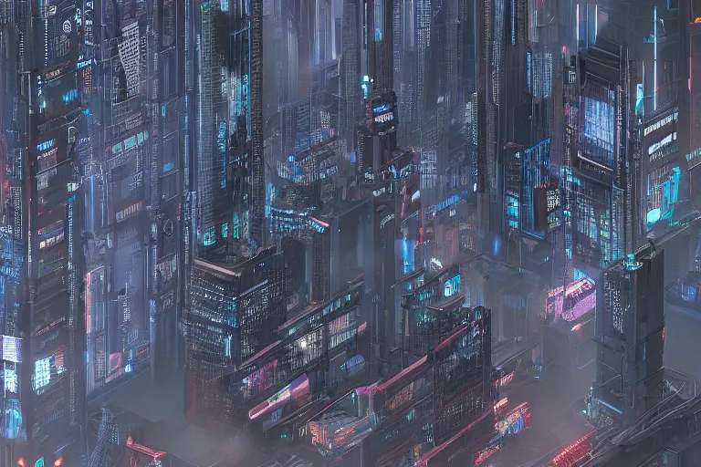 Image similar to cyberpunk cityscape 3 d render 3 d kitbash models, detailed 3 d render,