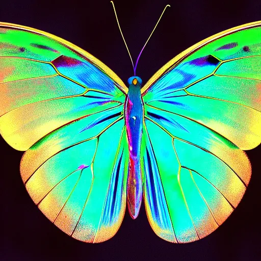 an ultra zoomed in image of a butterfly's wing. | Stable Diffusion