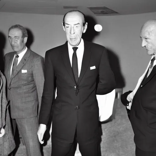 Image similar to valery giscard d'estaing as 1 9 6 0 s superman