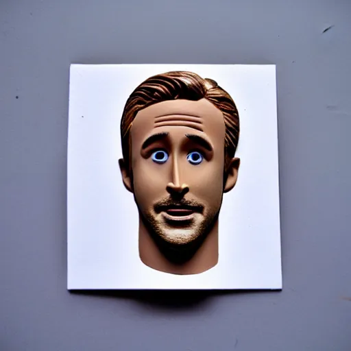 Prompt: plasticine ryan gosling