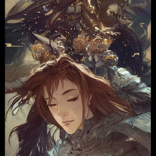 Image similar to Ginga Densetsu Weedo, D&D, fantasy, intricate, cinematic lighting, highly detailed, digital painting, artstation, concept art, smooth, sharp focus, illustration, art by Akihiko Yoshida, Greg Rutkowski and Alphonse Mucha