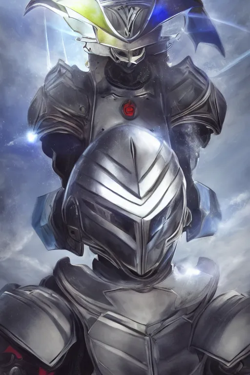 Image similar to helmet armor guardian destiny in witch queen illumination ray tracing hdr fanart arstation by sung choi robot ninja mask and eric pfeiffer and gabriel garza and casper konefal