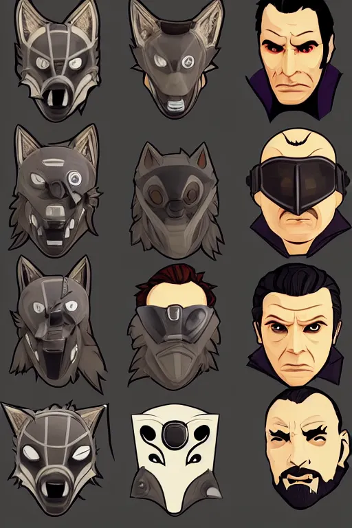 Prompt: 6 member from wolf gangs wear gray bandana, other people use wolf mask. pop art, pixel, bioshock infinite art style, gta chinatown wars art style, dynamic, face features, body features, ultra realistic, digital art, concept art, smooth, sharp focus, illustration, intricate, without duplication, elegant, confident posse