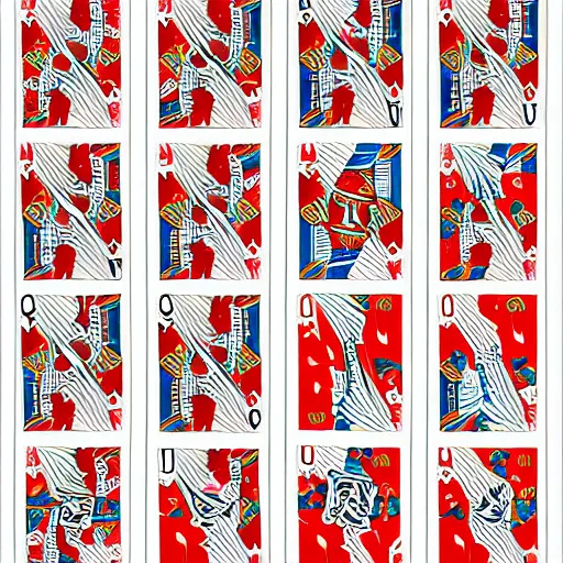 Image similar to playing card design inspired by a cartoon mouse