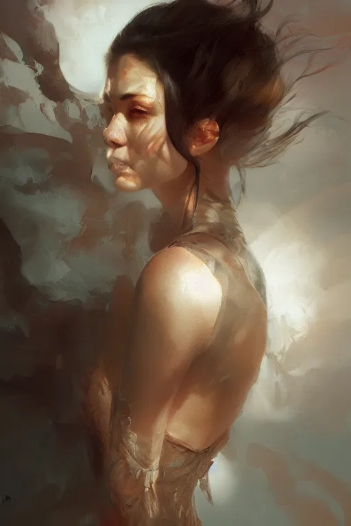 Prompt: but i miss you, oil painting, sunlit, paint texture, digital painting, highly detailed, artstation, sharp focus, illustration, concept art, ruan jia, charlie bowater, tom bagshaw, norman rockwell