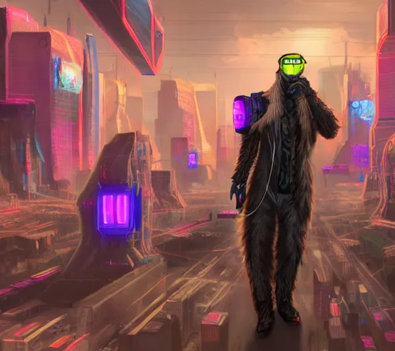 Image similar to high - resolution photograph from a cyberpunk era furry fandom convention ( midwest furfest 2 0 4 7 ), taking place after the genetic revolution and quantum singularity. photorealistic.