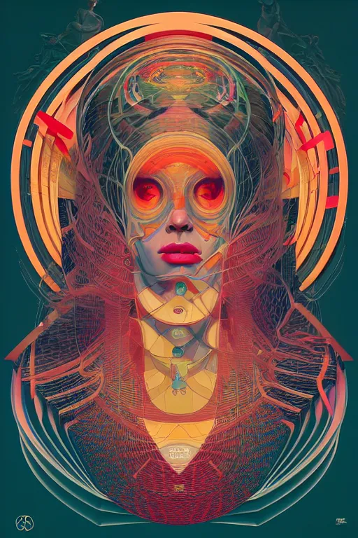 Image similar to portrait of godel's incompleteness theorem, by tristan eaton, victo ngai, peter mohrbacher, artgerm,