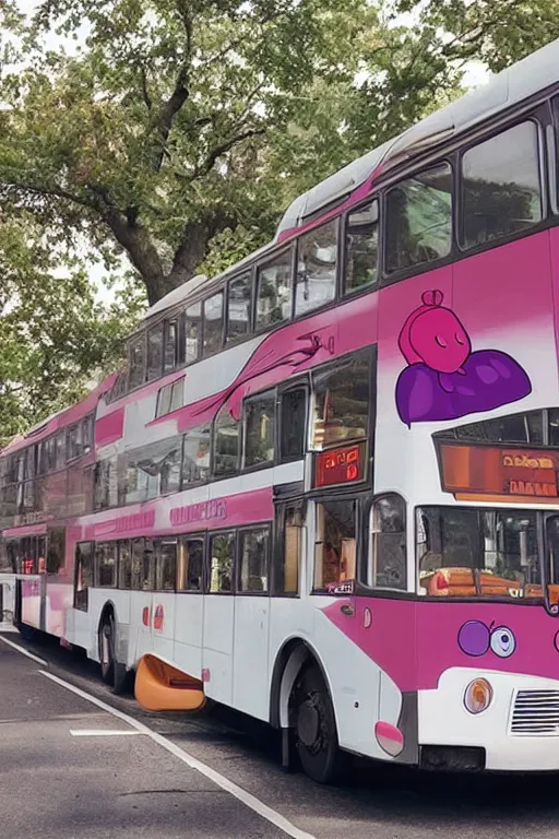 Prompt: plumbus with extra bus, hold the plum