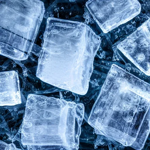 Image similar to Unknown Species Frozen in clear block of ice HDR