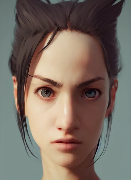 Image similar to celes chere portrait headshot, sharp, rendered in unreal engine 5, anime key art by greg rutkowski, wlop, bloom, dramatic lighting