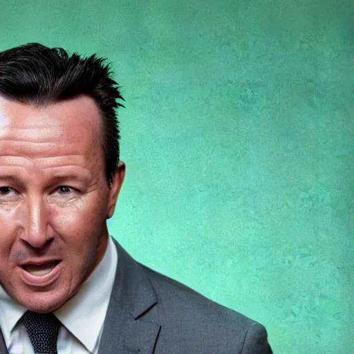 Image similar to mark mcgowan tries cannabis, octane render