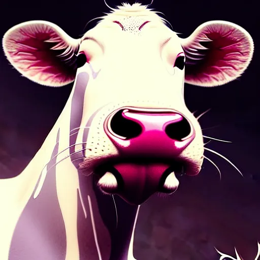 Prompt: epic professional digital art of 🐄!!!!!!🐭🍁, best on artstation, cgsociety, wlop, cosmic, epic, stunning, gorgeous, much detail, much wow, masterpiece W 1024