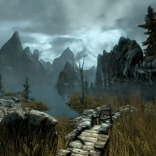 Image similar to Skyrim 3, 8k