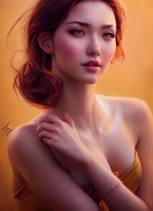 Image similar to photo of a gorgeous young woman in the style of stefan kostic, realistic, professionally, professionally color graded, half body shot, sharp focus, 8 k high definition, insanely detailed, intricate, elegant, art by stanley lau and artgerm