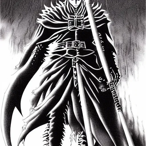 berserk manga panel, masterpiece, ultra realistic