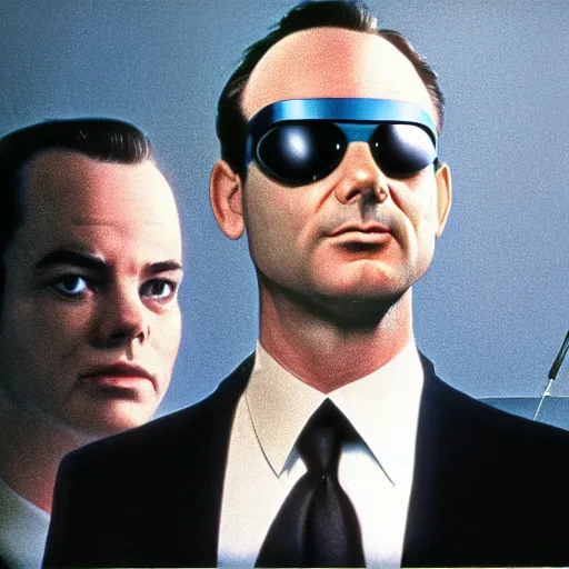 Image similar to bill murray as agent smith