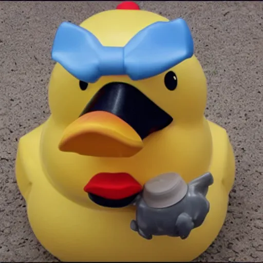 Image similar to rubber duck kanye west