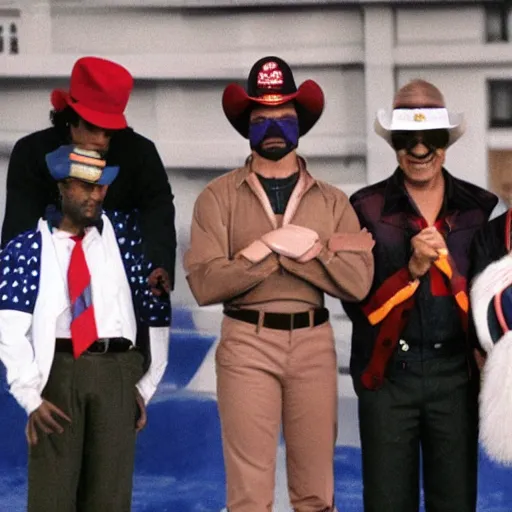 Image similar to Obama as the village people