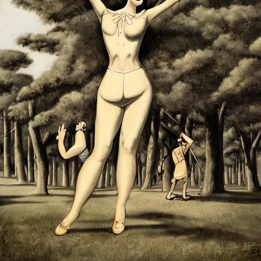 Prompt: a giantess man with a giant woman dancing together, enormous, big, by enoch bolles, digital art, trees, houses, street, hearts