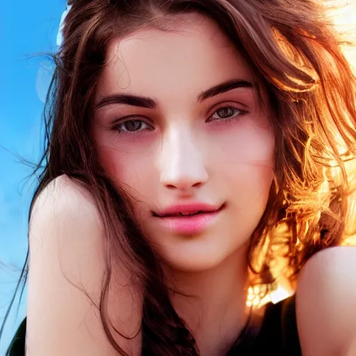 Image similar to realistic image of most beautiful girl in the world