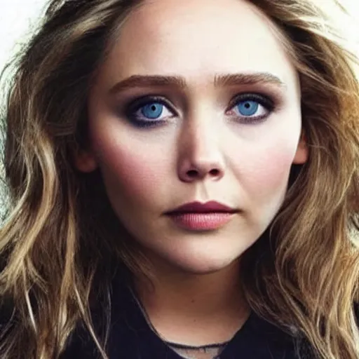 Image similar to elizabeth olsen mixed with jennifer lawrence