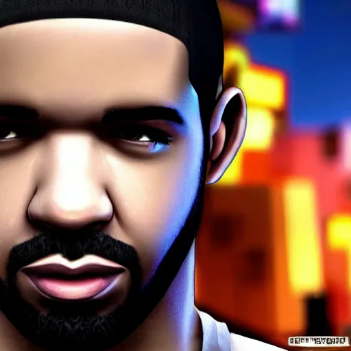 Image similar to drake, playstation 2, gameplay, rapper,