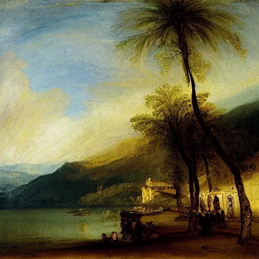 Prompt: paraty painted by william turner