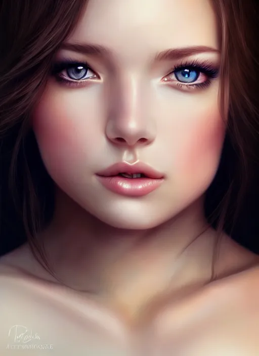 Prompt: a gorgeous female photo, professionally retouched, soft lighting, half body shot, realistic, smooth face, perfect eyes, wide angle, sharp focus on eyes, 8 k high definition, insanely detailed, intricate, elegant, art by artgerm, snowy winter