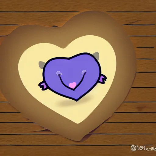 Image similar to cute hedgehog heart love laughing cute adorable emote twitch waving lineart