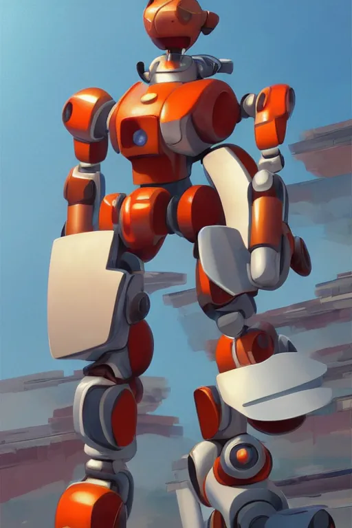 Image similar to metabots medabots medarotto medarot robot minimalist comics, behance hd by jesper ejsing, by rhads, makoto shinkai and lois van baarle, ilya kuvshinov, rossdraws global illumination ray tracing hdr radiating a glowing aura