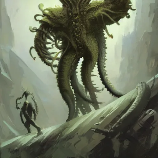 Image similar to chthulu, craig mullins