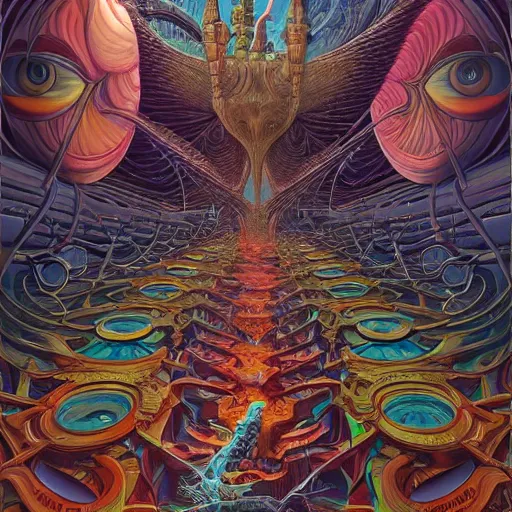 Image similar to art by john stephens, moebius, tristan eaton, andreas rocha, android jones, stephen gammell, rob gonsalves, benoit mandelbrot